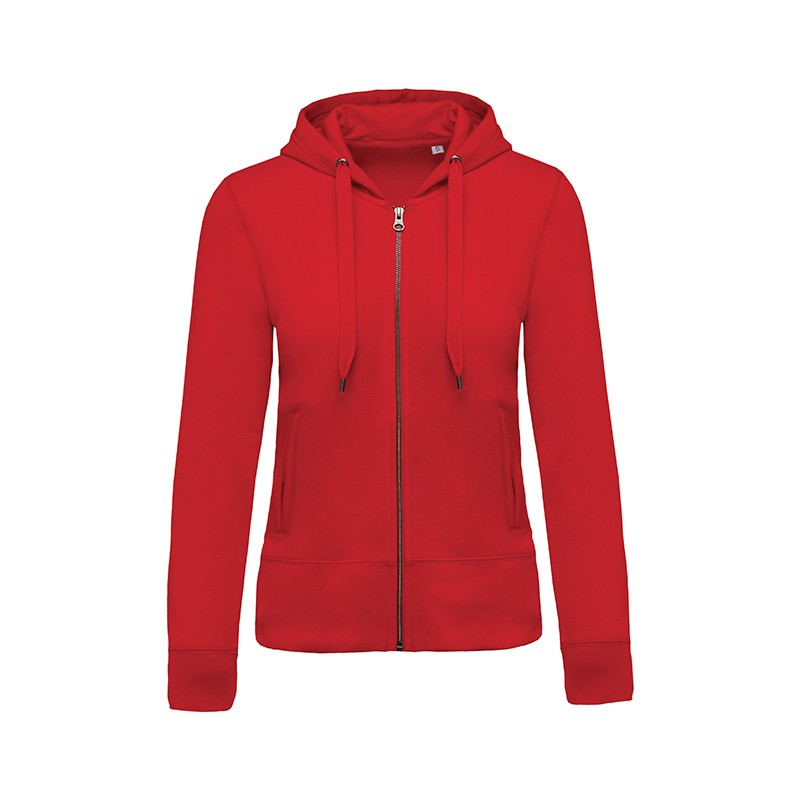 SWEAT-SHIRT ZIPPÉ CAPUCHE FEMME