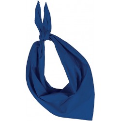 Bandana bleu royal