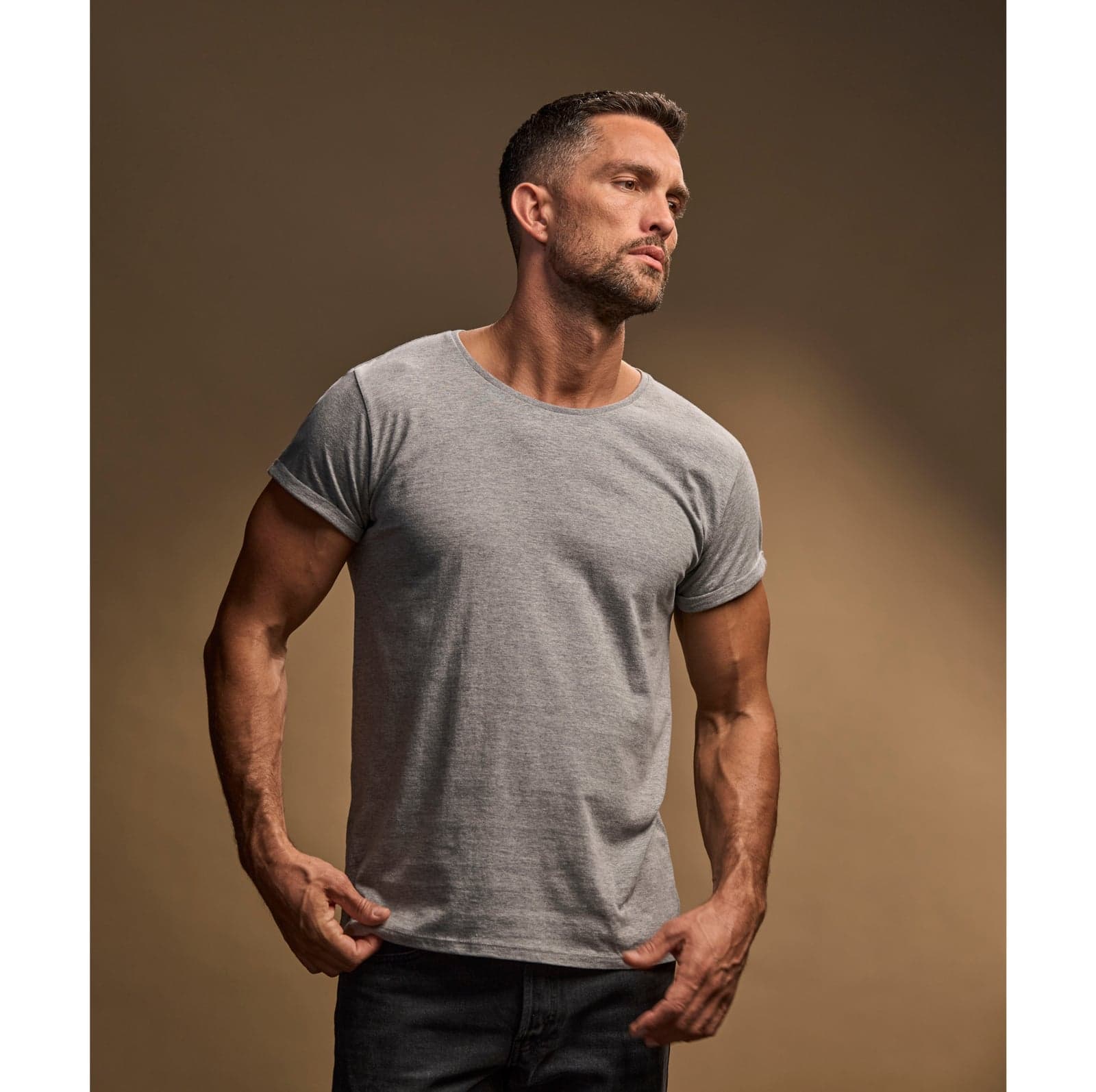 T-shirt manches retroussables unisexe — Tee Jays