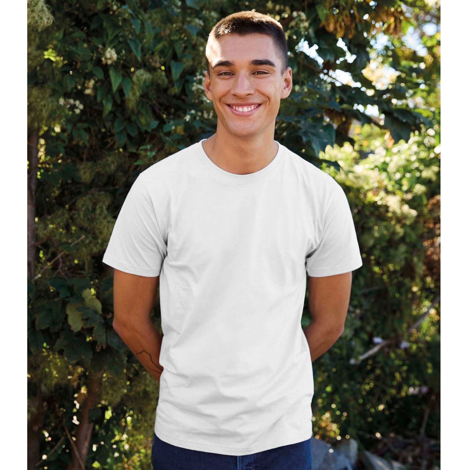 T-shirt col rond coton bio homme — Neutral