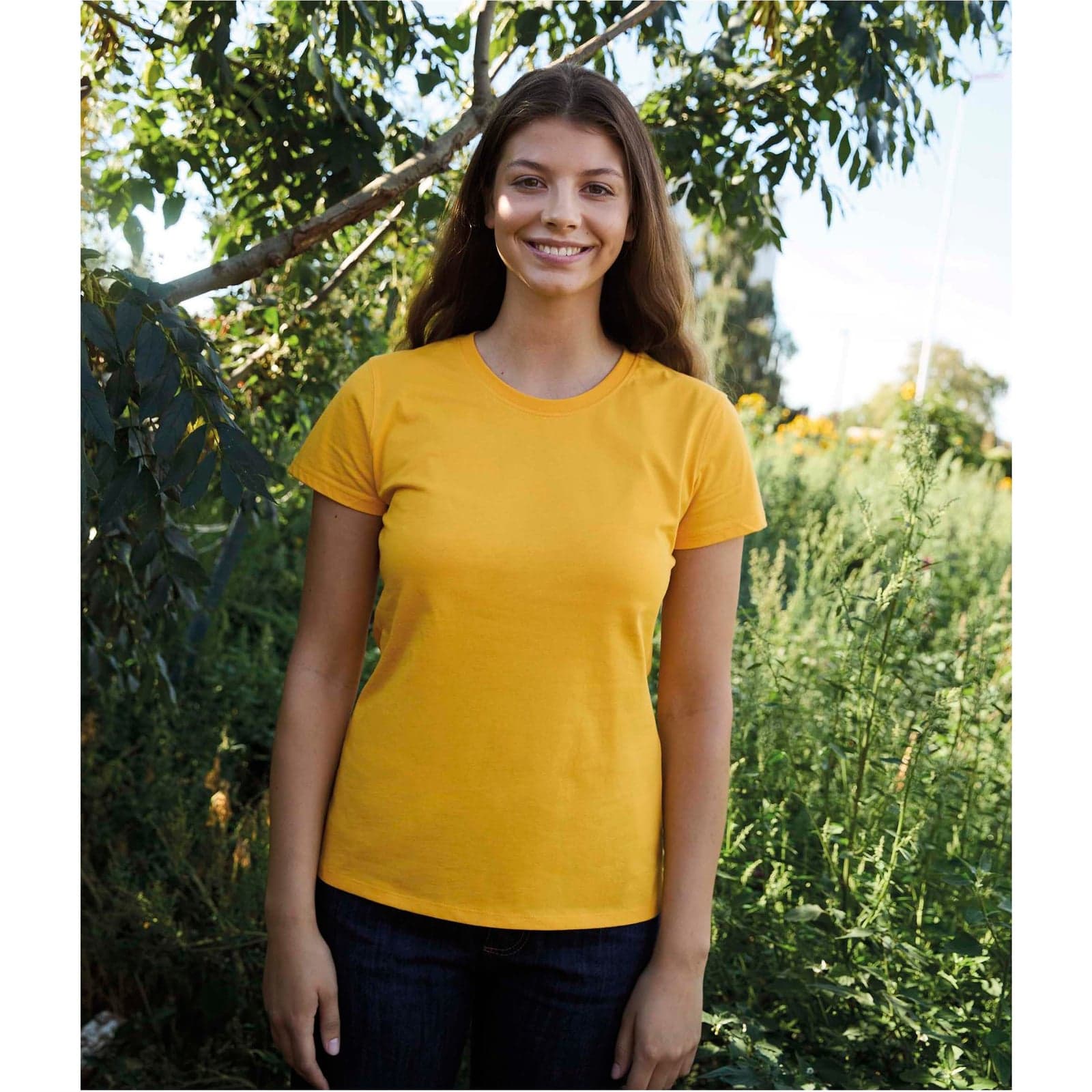 T-shirt col rond coton bio femme — Neutral