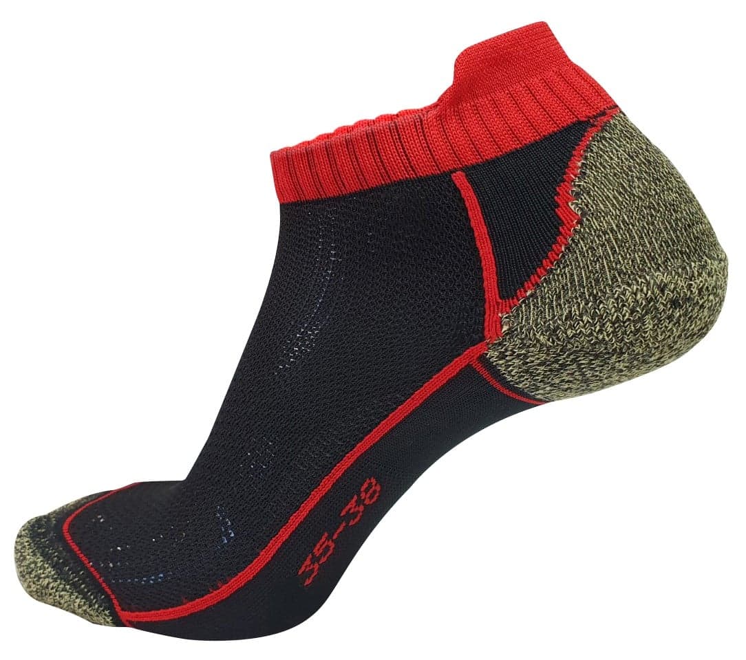 Socquettes polyester recyclé renfort kevlar, lot de 2 — Estex