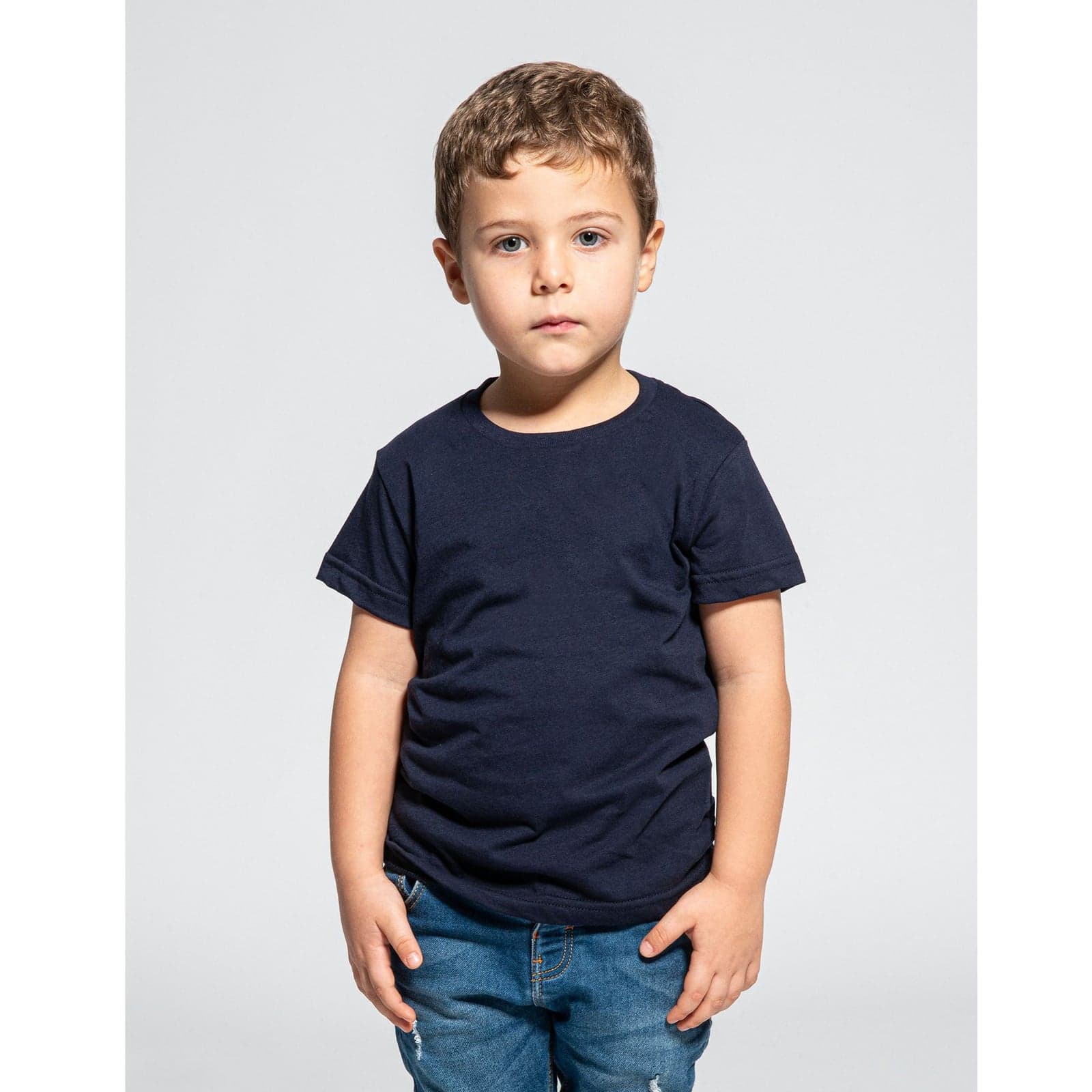 T-shirt enfant col rond épais