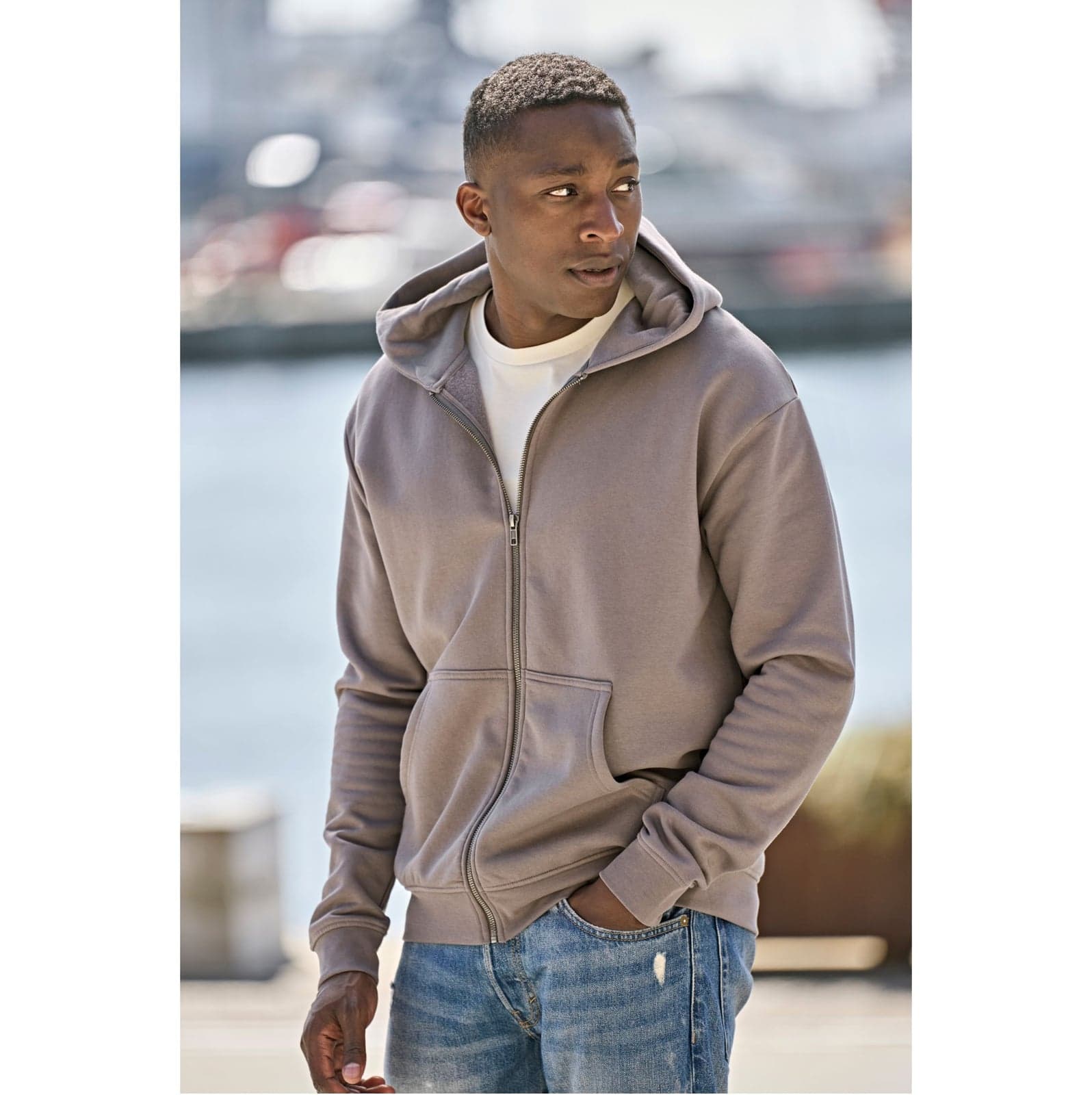 Sweat zippé capuche urbain — Tee Jays