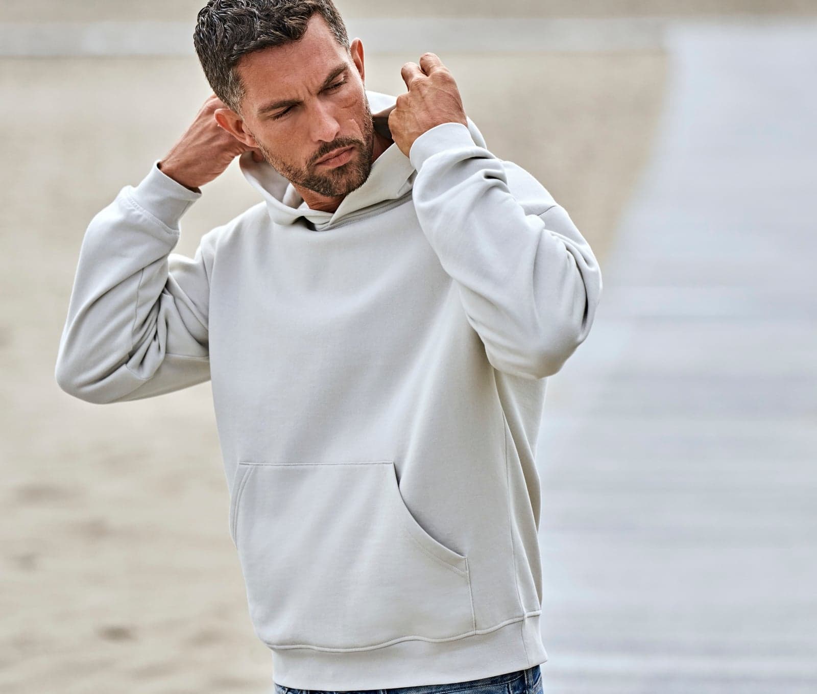 Sweat à capuche ample épais — Tee Jays