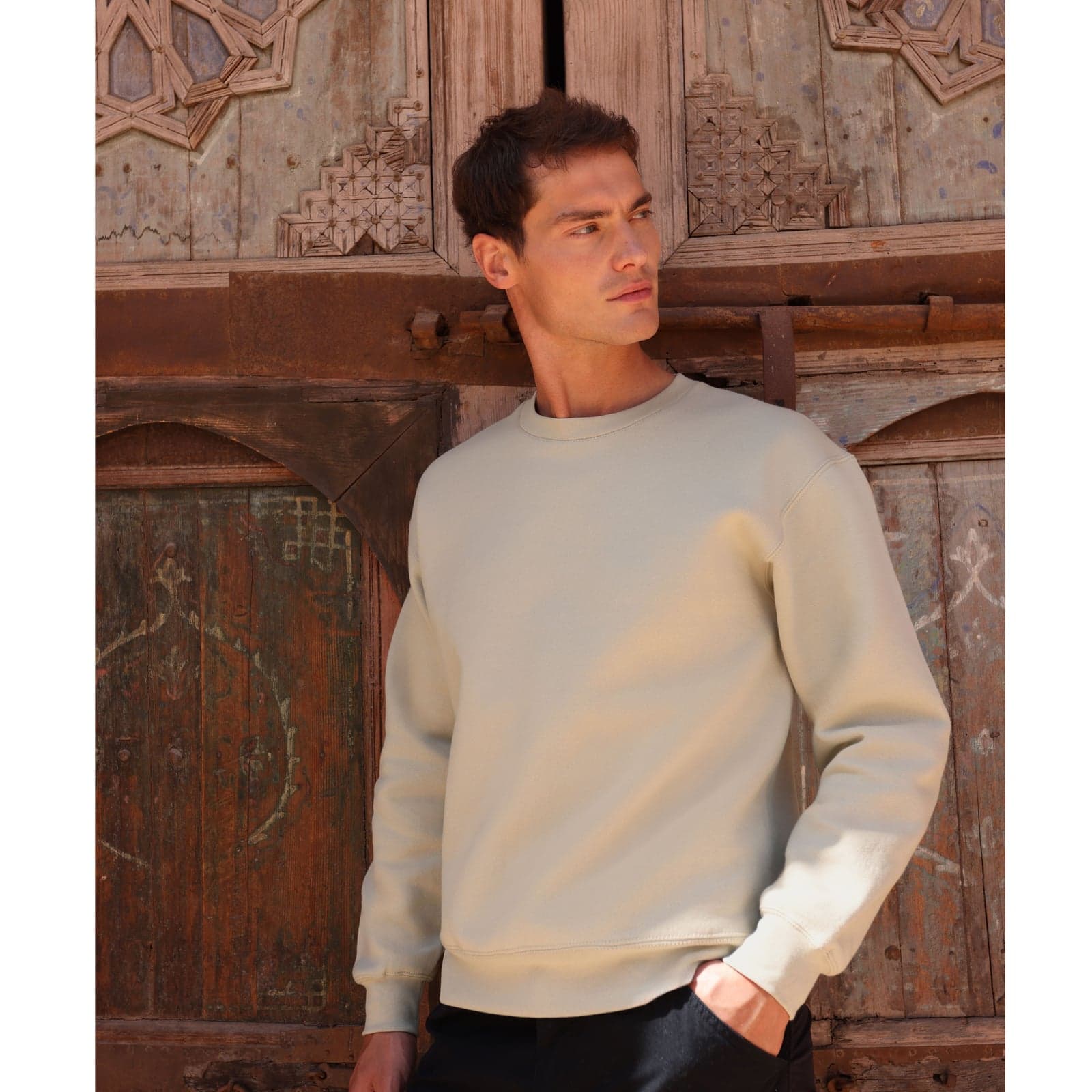 Sweat col rond Supercotton 405 — Fruit of the Loom