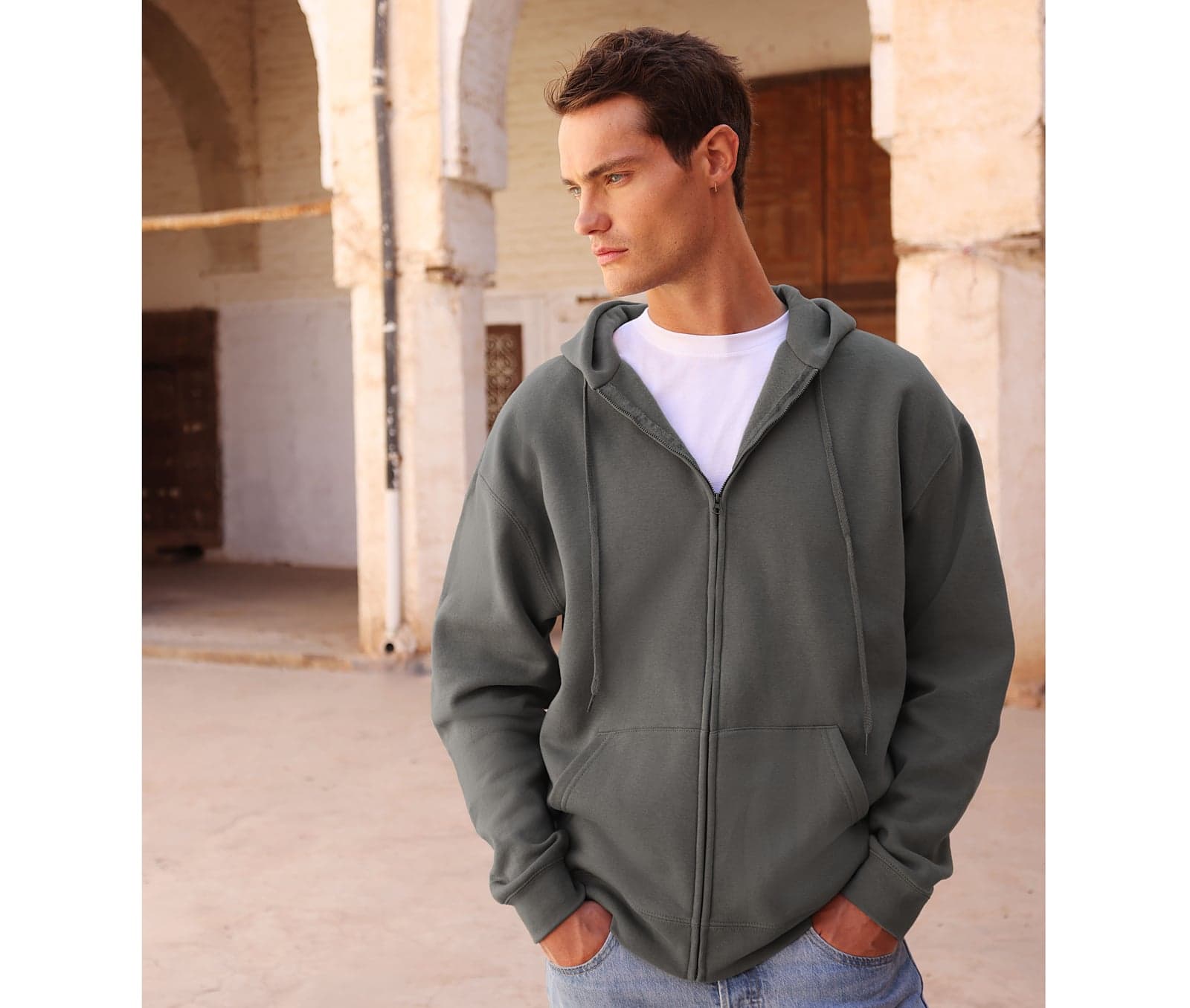 Sweat zippé capuche Iconic 300 — Fruit of the Loom