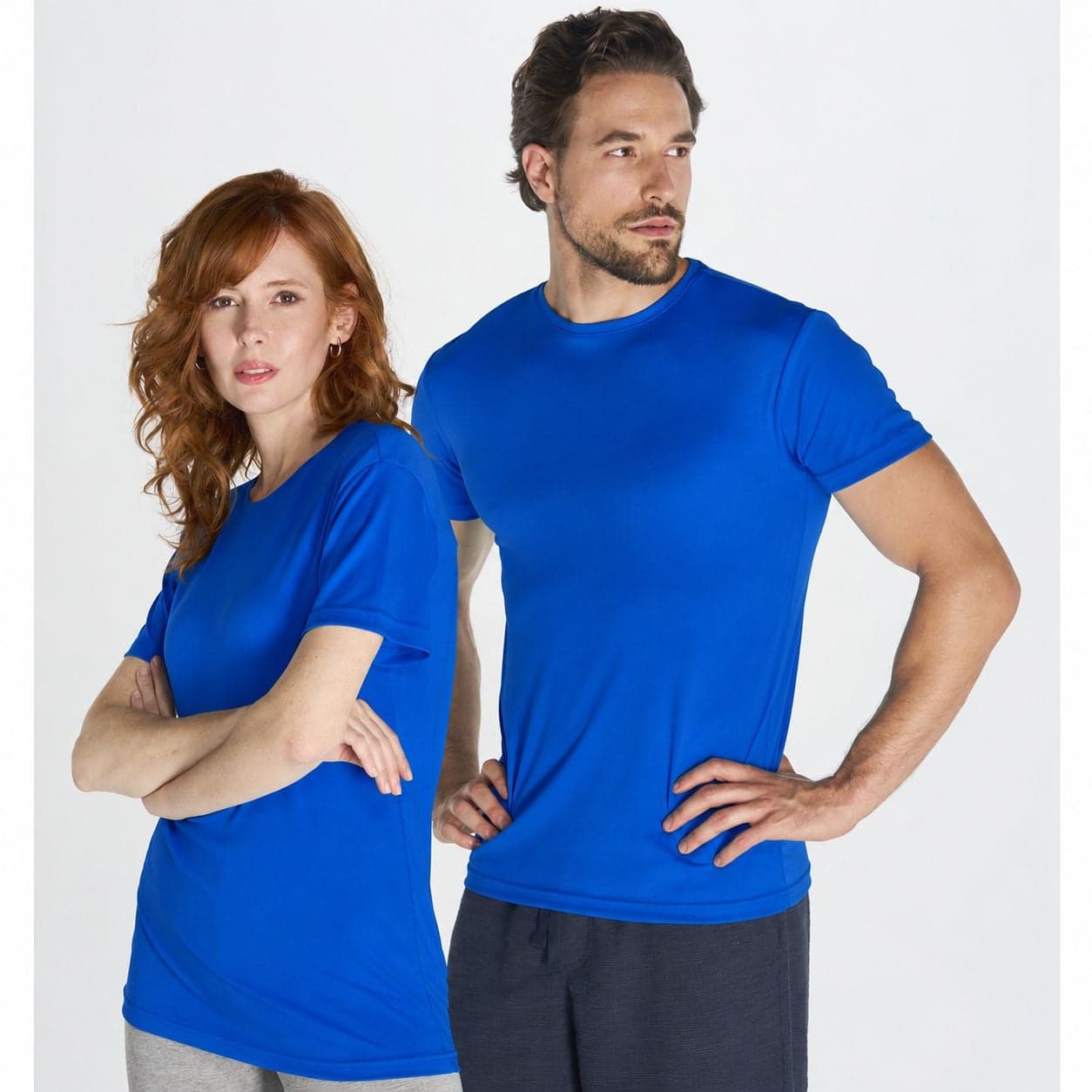 T-shirt de sport polyester recyclé unisexe — JHK