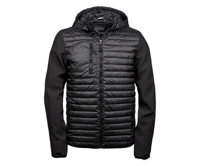 HOODED CROSSOVER JACKET