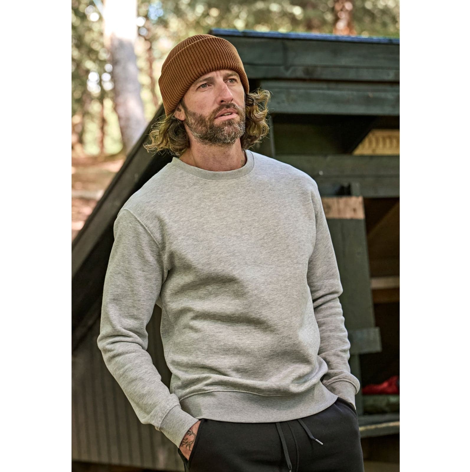 Sweat col rond coton égyptien — Tee Jays