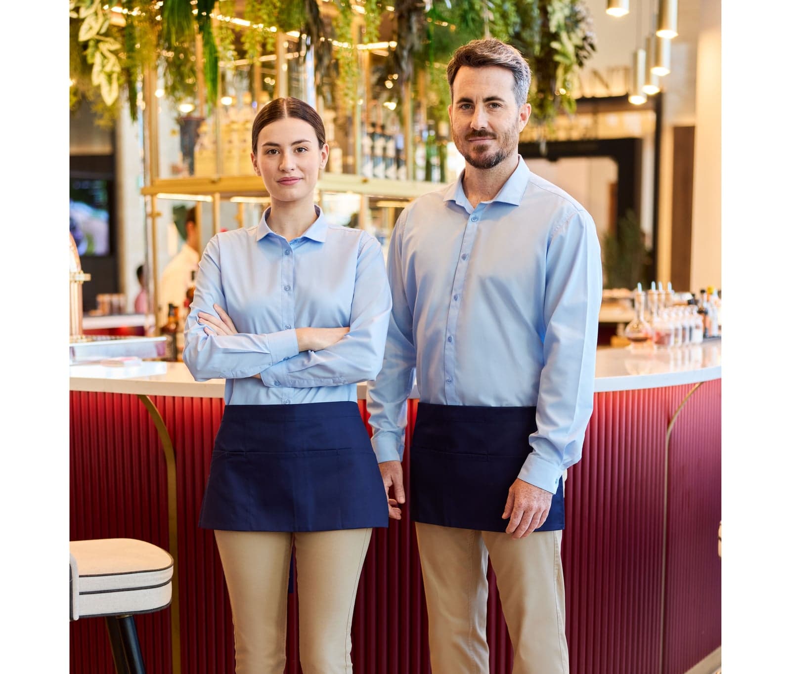 Tablier de service court quatre poches — Velilla
